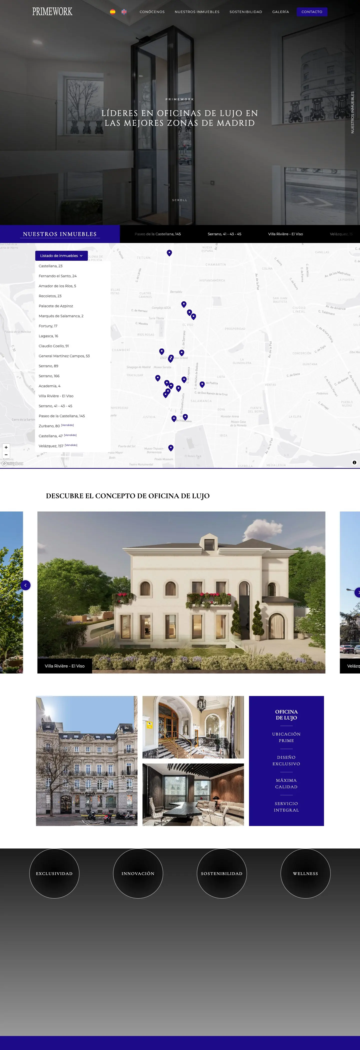 Página de inicio de primework.es